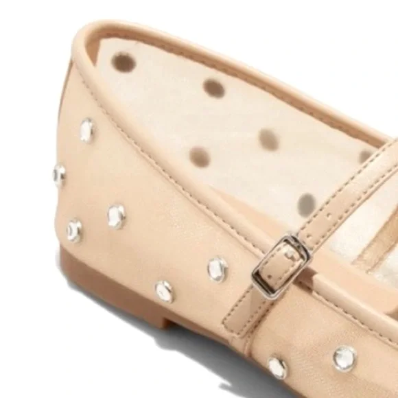 Wild Fable Women's Elsa Mary Jane Ballet Flats with Memory Foam Insole - Picture 6 of 12